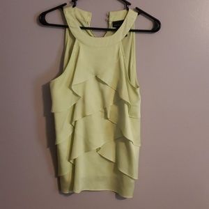 Green layered blouse